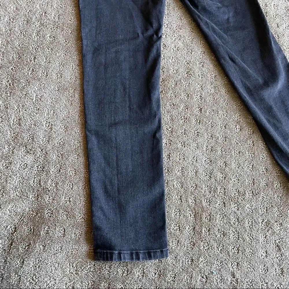 Wonder Nation Dark-Gray Girls Jeans Size 8 Zip and Button 4 Pockets - Picture 15 of 16